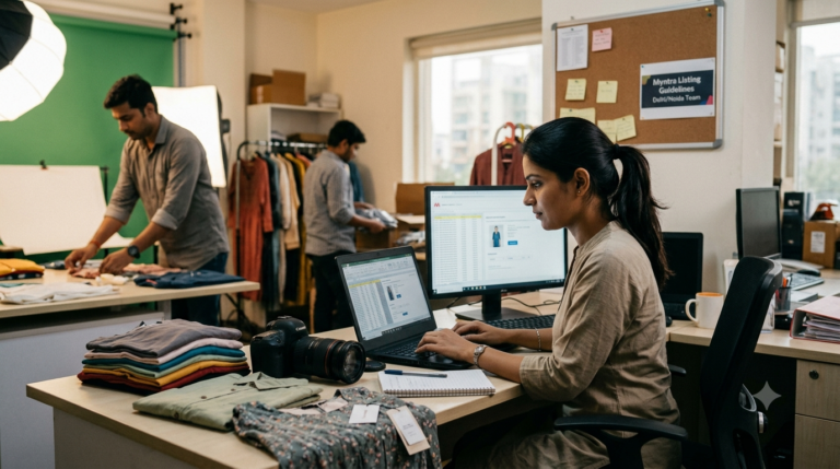 Myntra Product Listing Services in Noida and Delhi by Velvet Assist